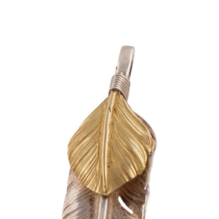 Gold Top Silver Feather (Left)(XL) (Old Design) #00536