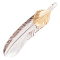 Gold Top Silver Feather (Left)(XL) — Goro's