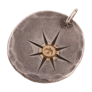 Eight-Ray Sun&Eagle Stamp Silver Medallion (M) (Goro-Stamped Custom)