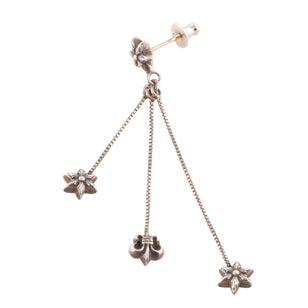 Jojo 6-Point Star Multi-Motif Drop Earring