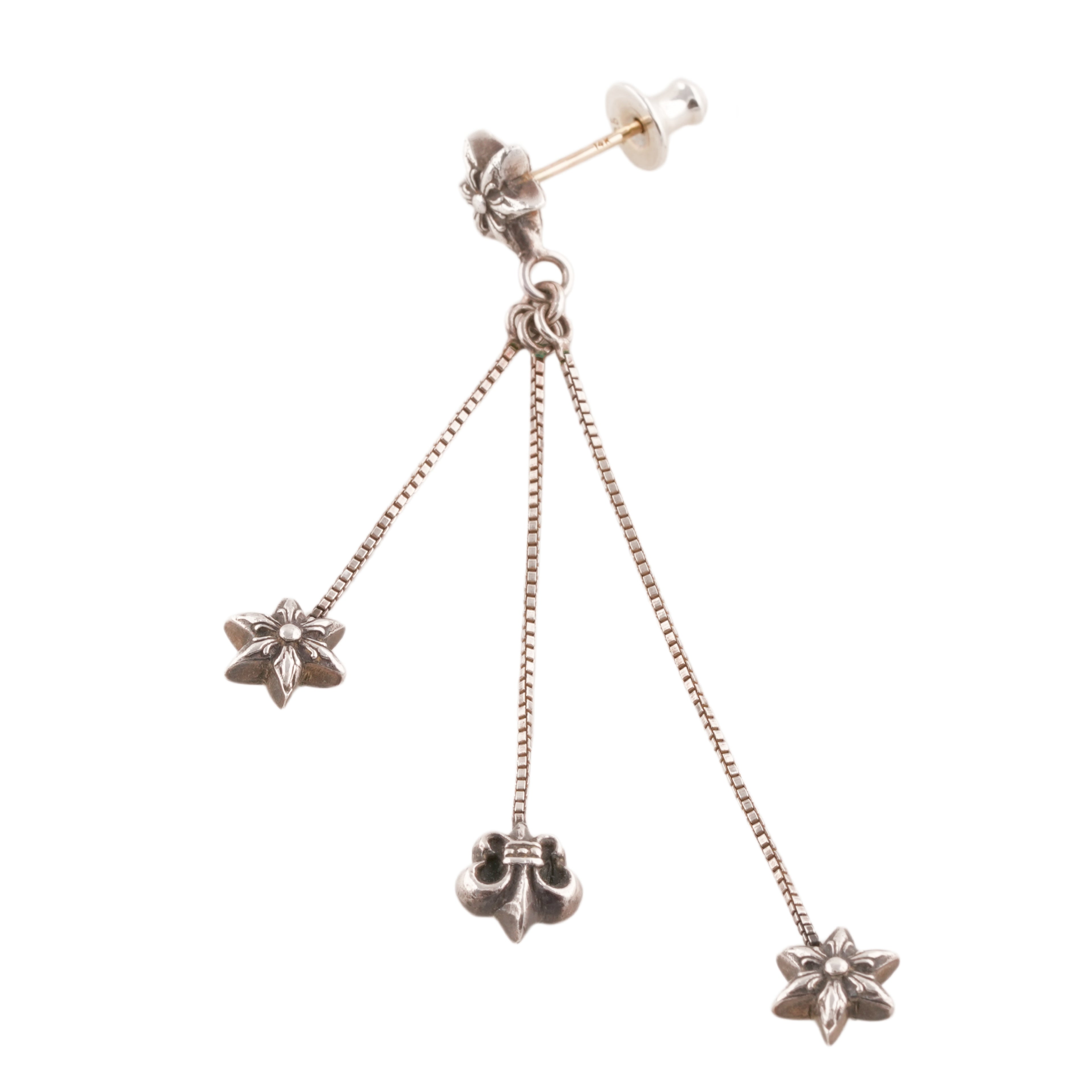 Jojo 6-Point Star Multi-Motif Drop Earring