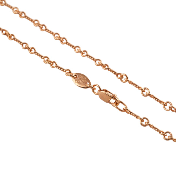 22k Twist Chain Necklace (20inch) #00474