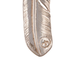 Claw Silver Feather w/ Gold Stamp (Right)(XL) #00342