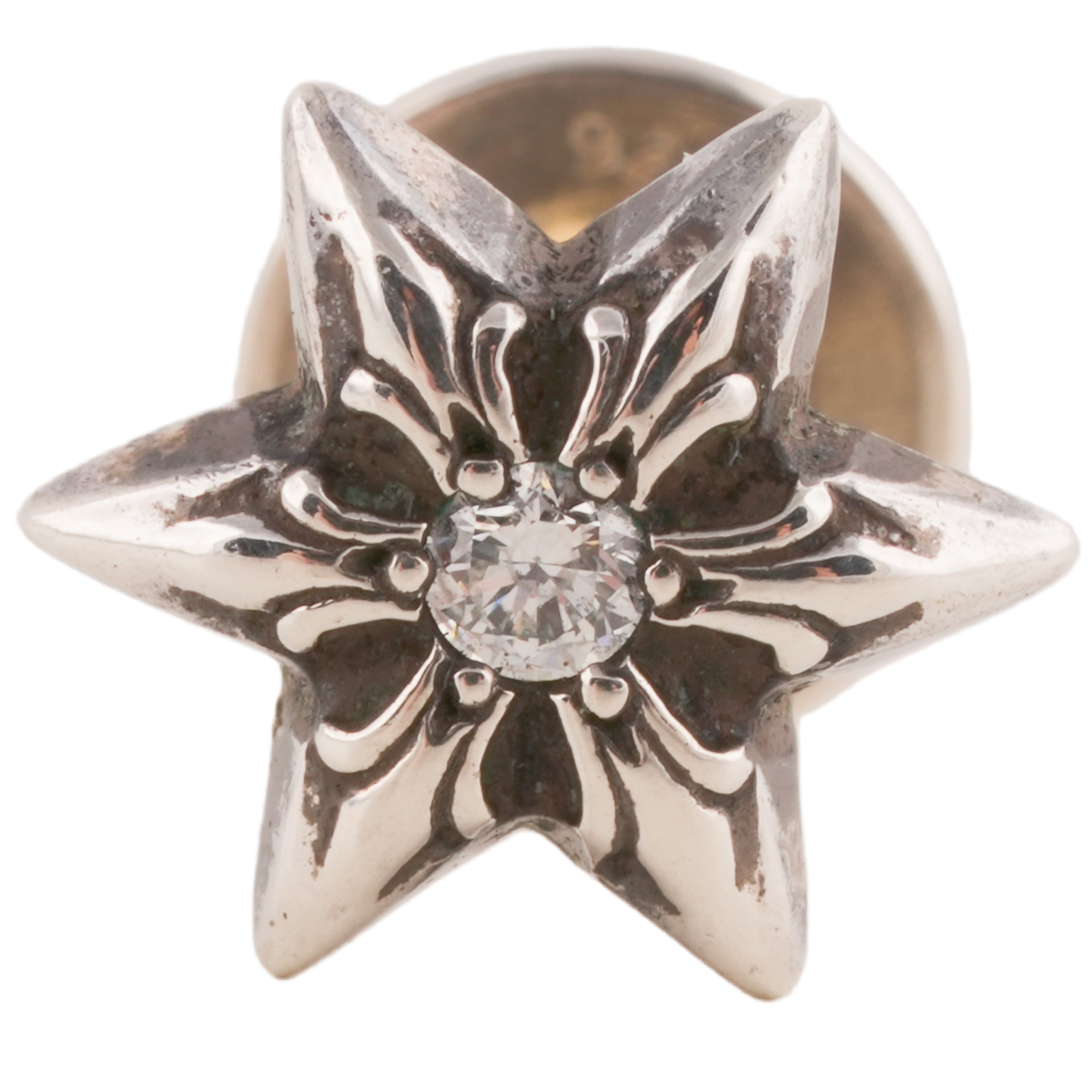 Diamond 6-Point Star Stud Earring