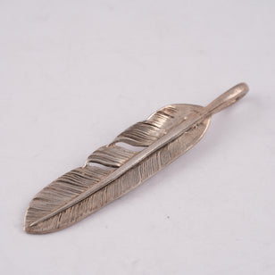 Silver Feather Pendant (Right)(L) #00143