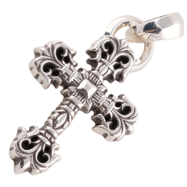 XS Filigree Cross Pendant With Bale