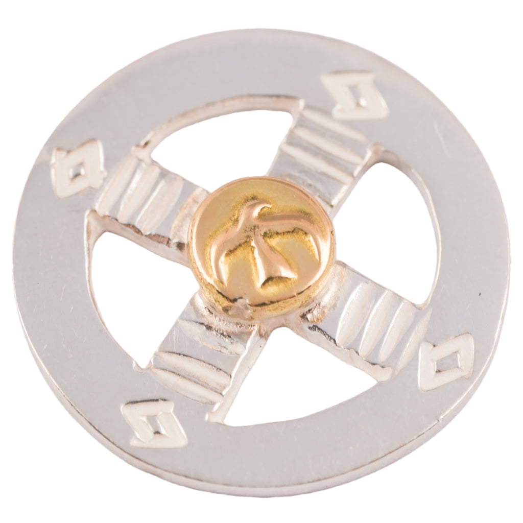 Gold Eagle Stamp Silver Wheel