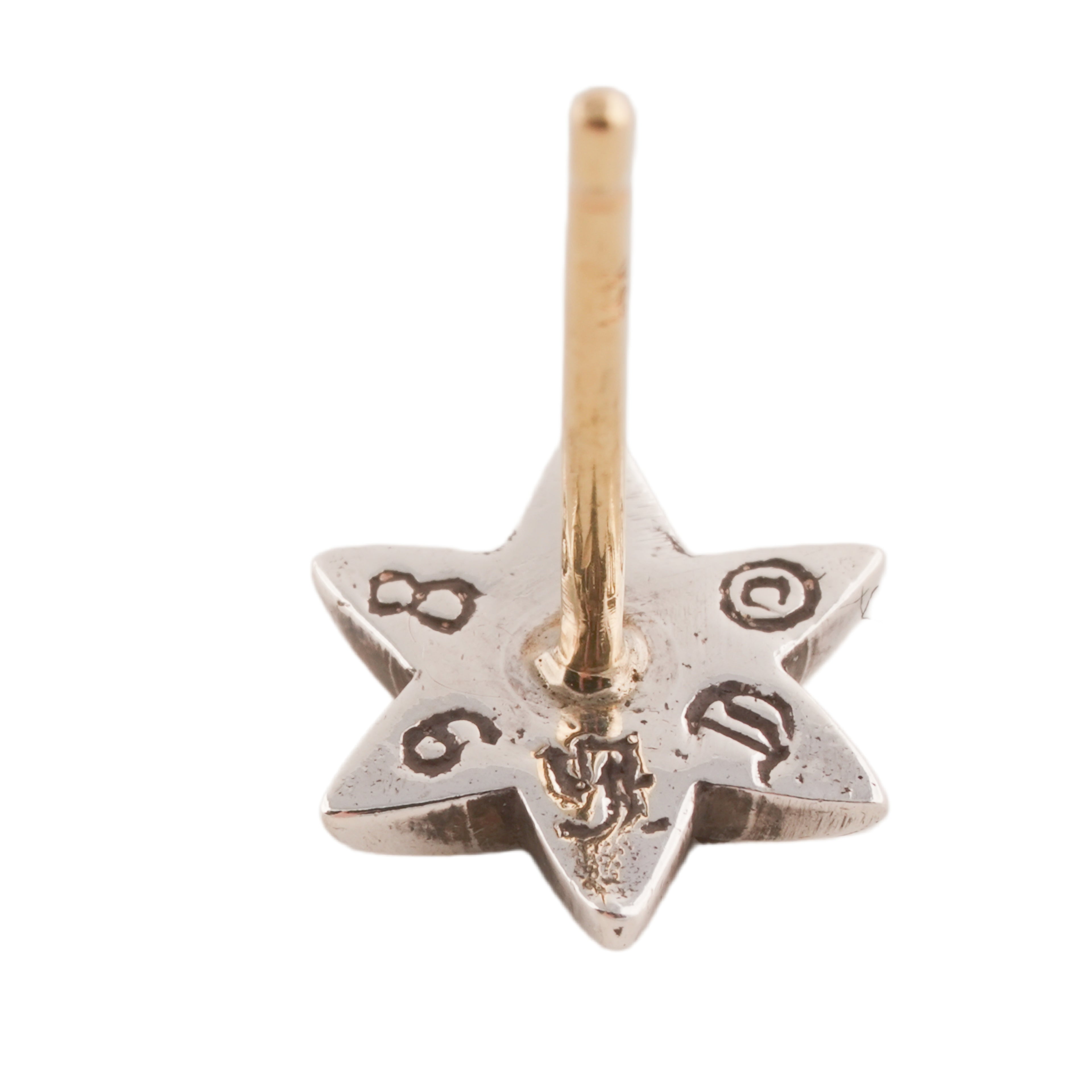 Diamond 6-Point Star Stud Earring #00579