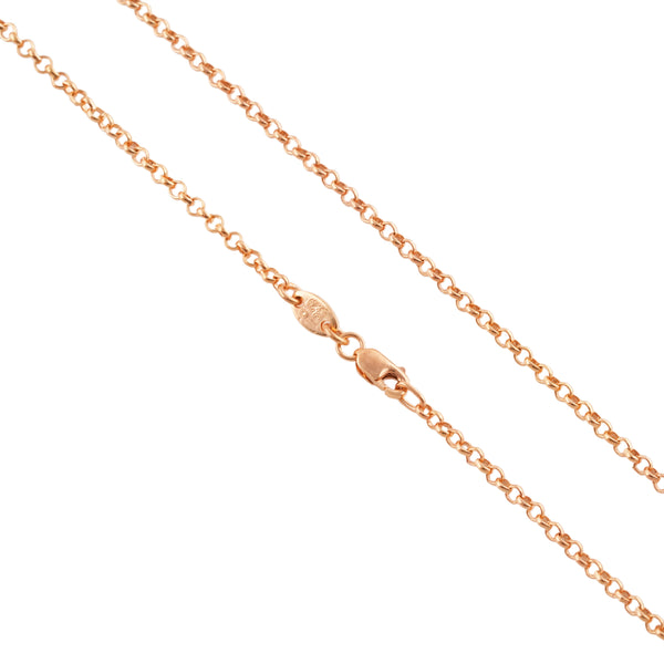 22k Roll Chain Necklace (20inch) #00602