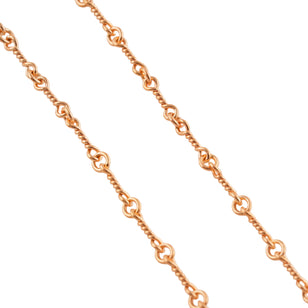 22k Twist Chain Necklace (24inch) #00608