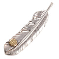 Gold Stamp Silver Feather (Right)(XL) — Goro's