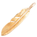 Gold Feather Pendant (Right)(L) — Goro's