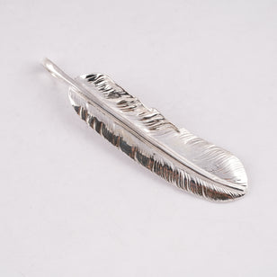 Plain Silver Feather (Left)(XL) #00184