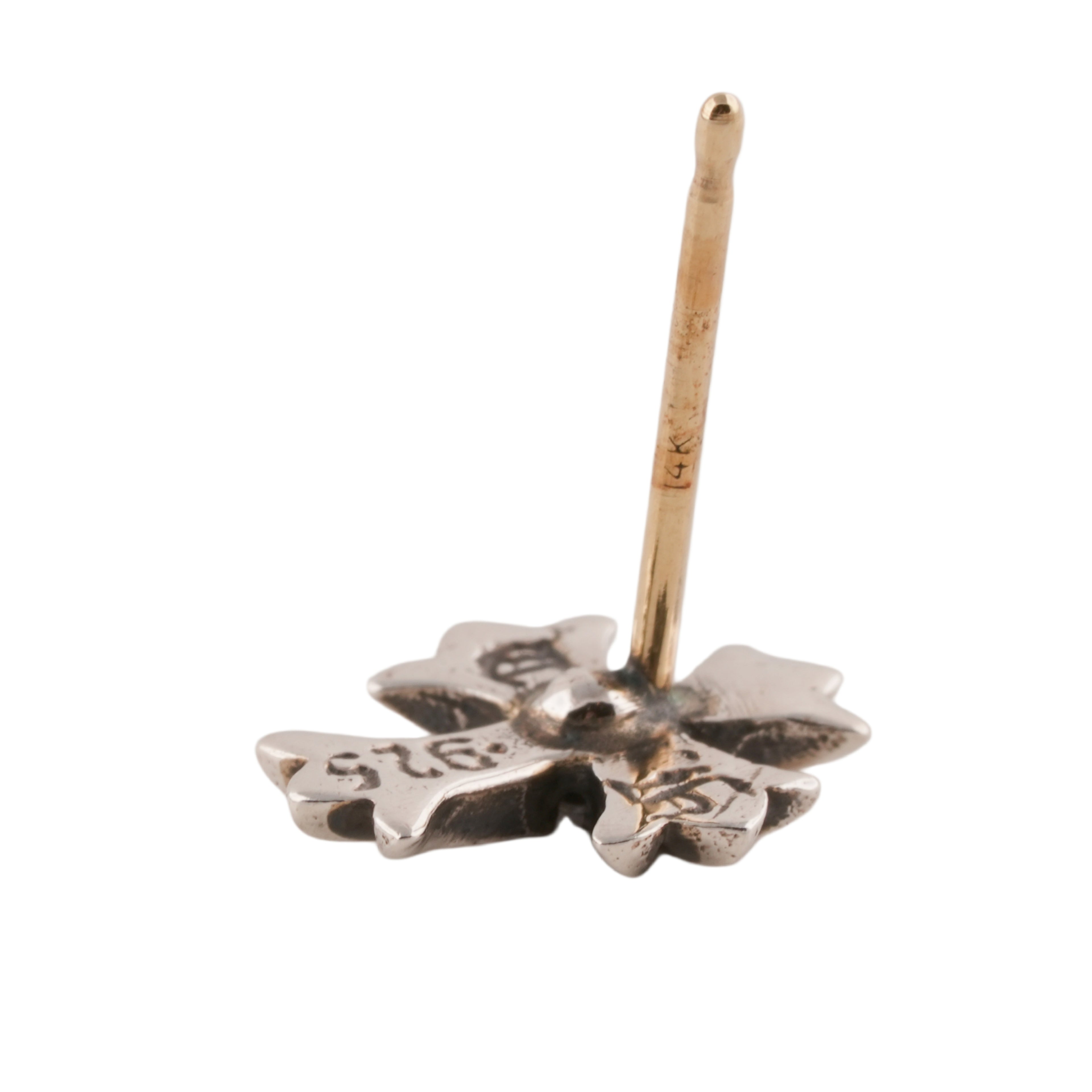 Diamond No2 CH Cross Stud Earring