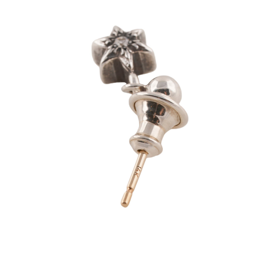 Diamond 6-Point Star Stack Drop Earring #00524