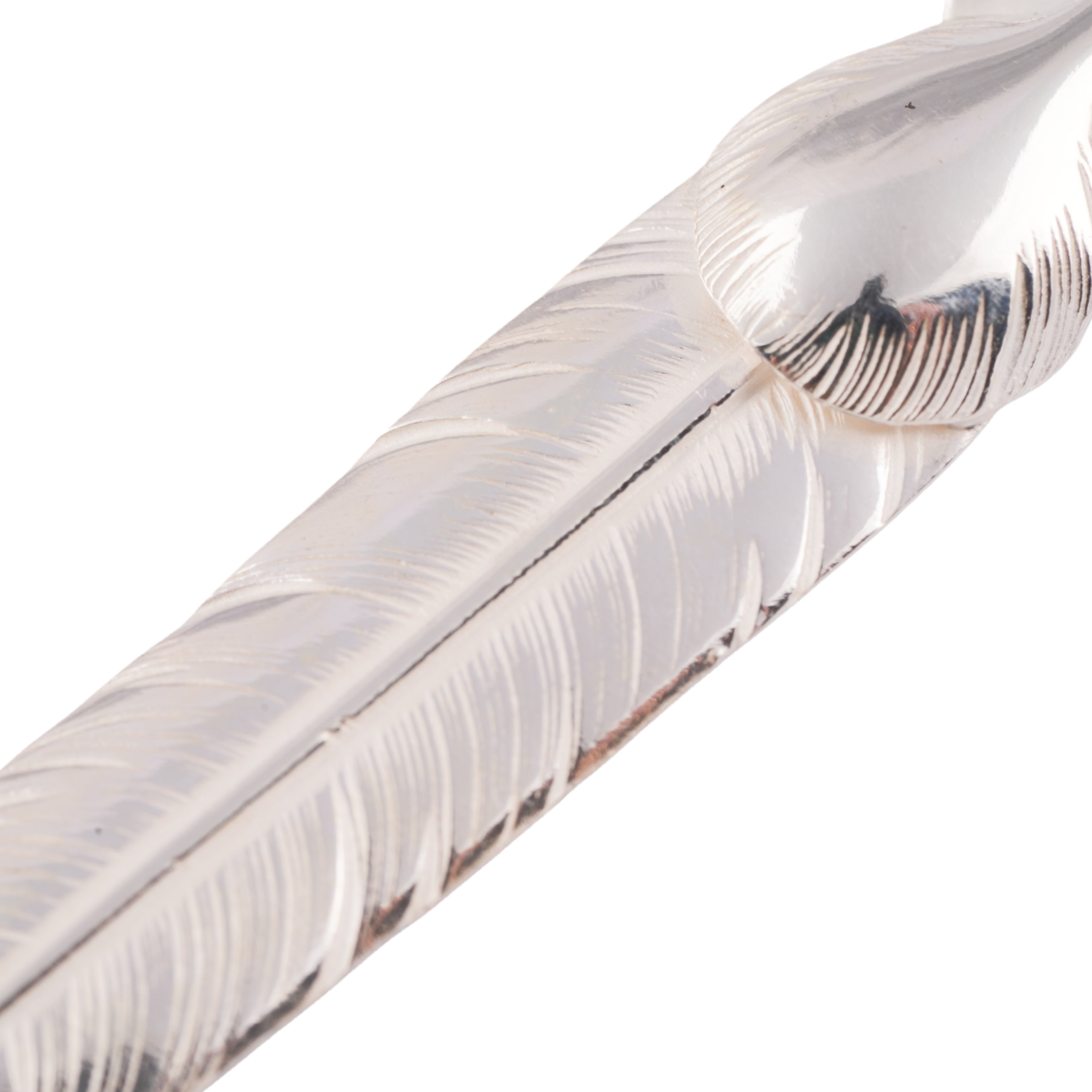 Heart Wheel Silver Feather (L) #00193