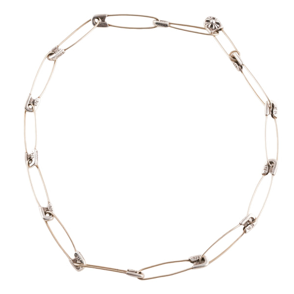 Chain of Safety Pin Necklace (16inch)