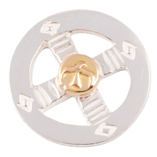 Gold Eagle Stamp Silver Wheel