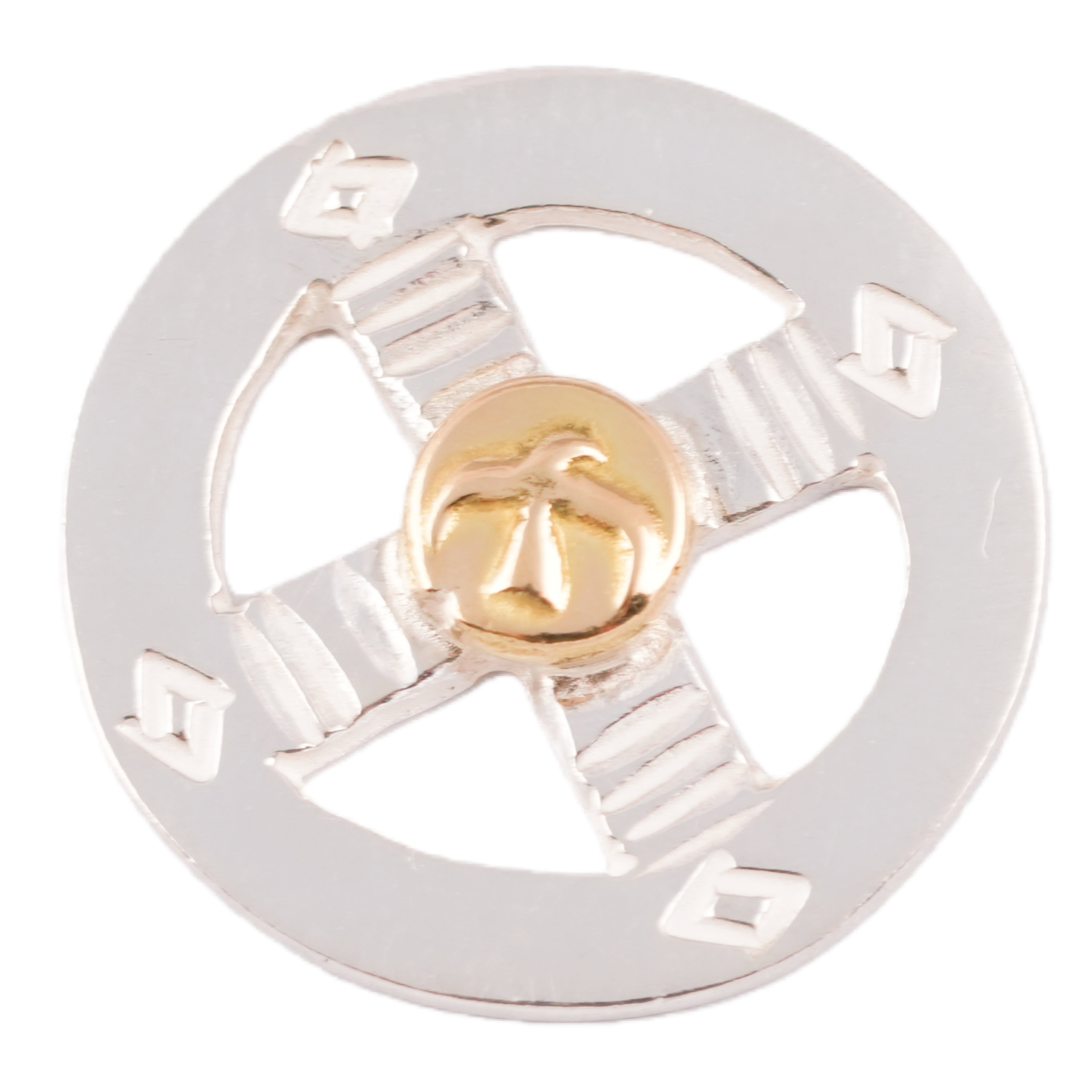 Gold Eagle Stamp Silver Wheel