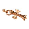 22K CH Cross Gold Pendant w/ Bale — Chrome Hearts