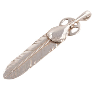 Heart Wheel Silver Feather (L) #00548