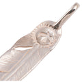 Silver Feather Pendant (Left)(M) — Goro's