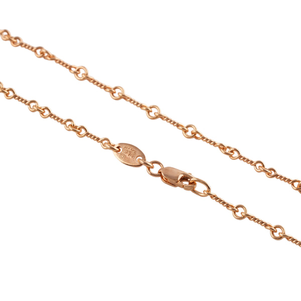 22k Twist Chain Necklace (24inch) #00472