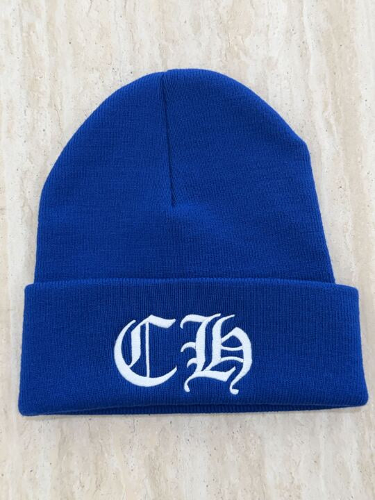 "CH" Blue Beanie