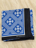 CH Plus Silk Scarf (Blue) — Chrome Hearts